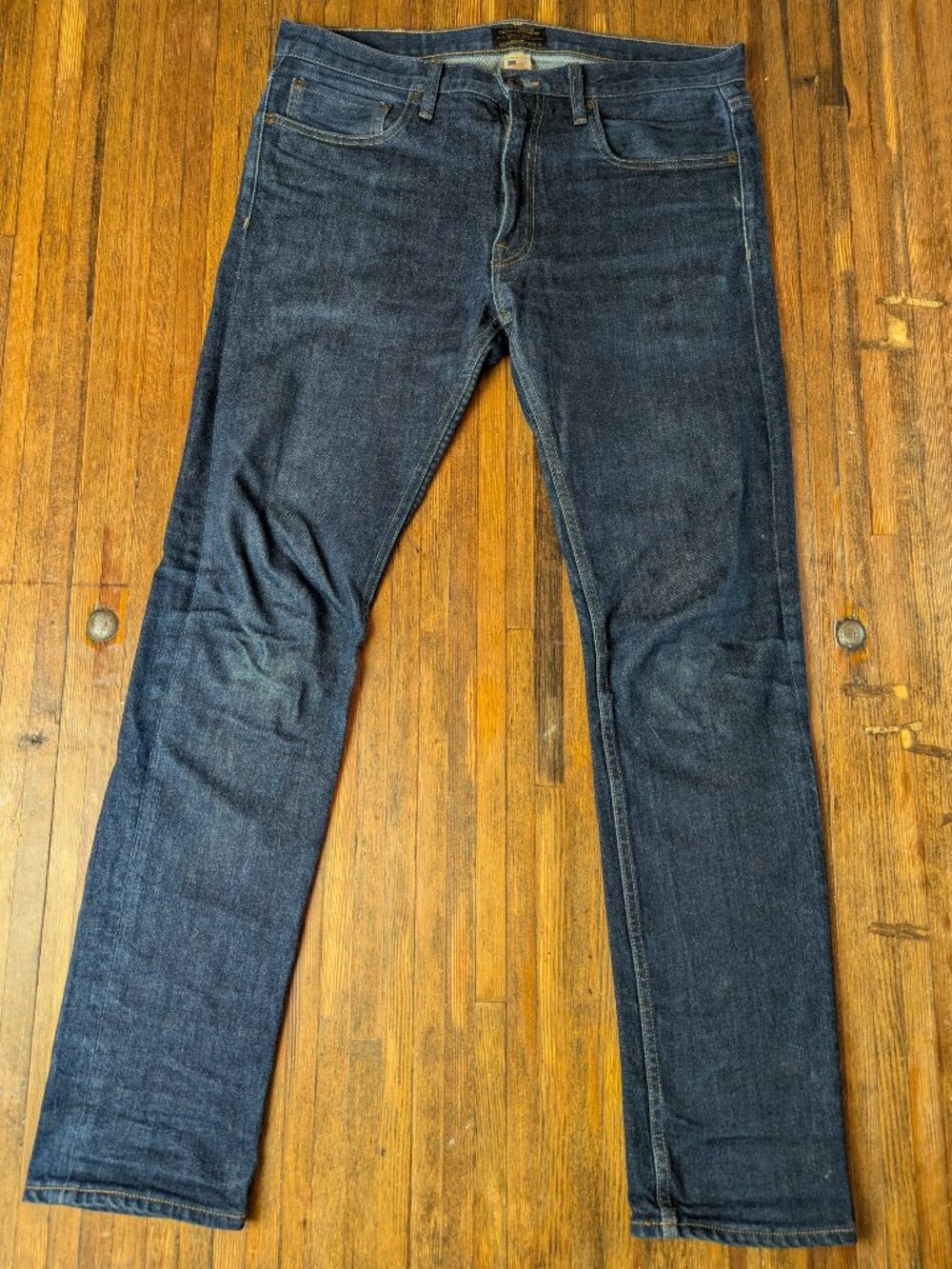 Filson Muleskinner Jeans Men’s 33x33 Made in USA Stretch Denim Dark Wash